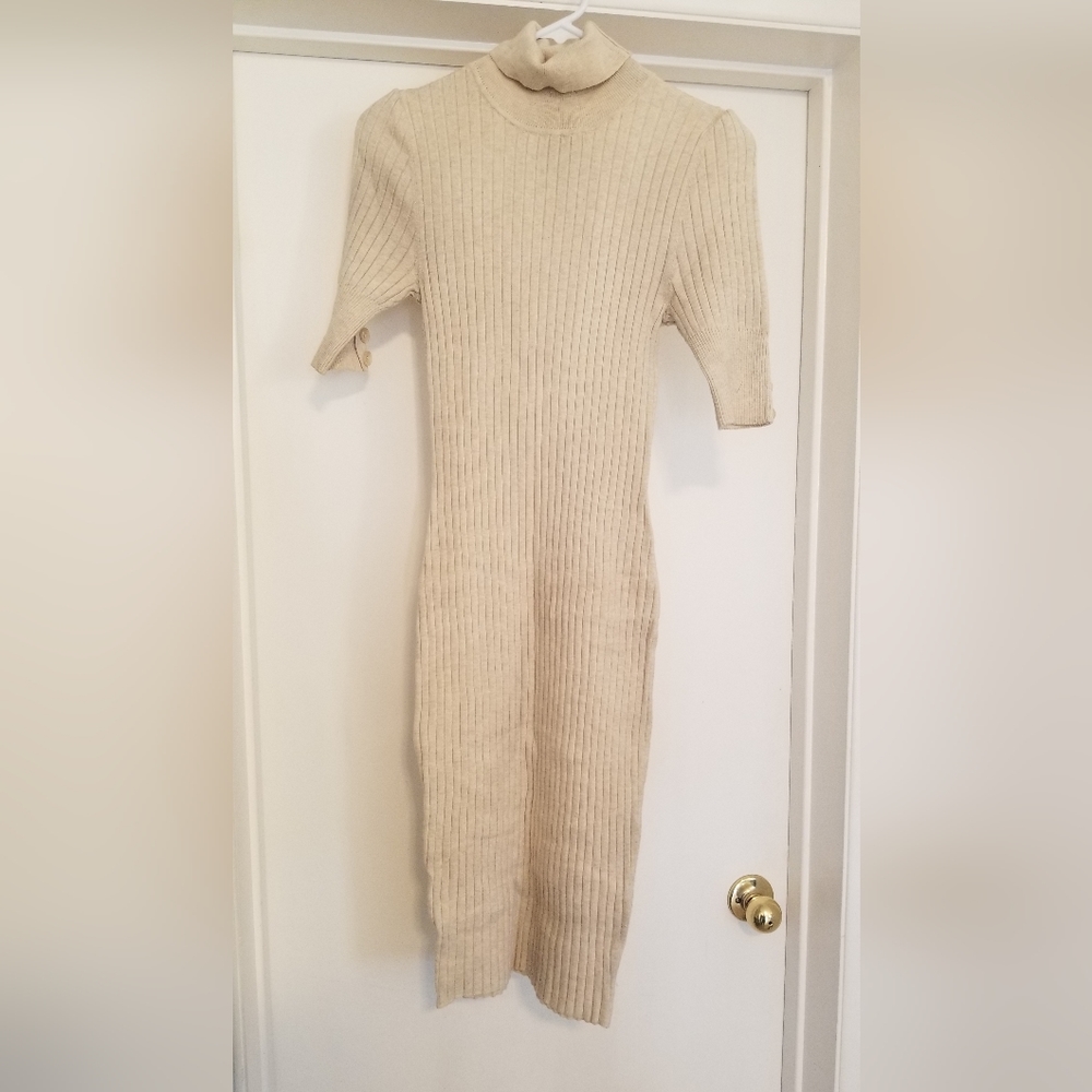 Moda International ribbed knit midi dress